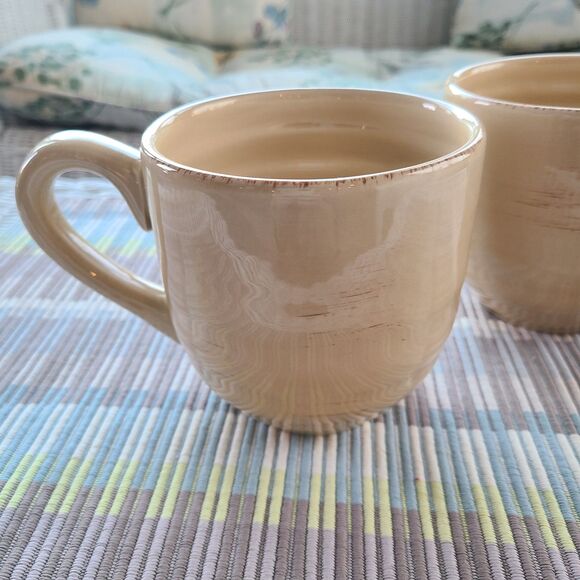 Two Jumbo Gibson Everyday Stoneware Mugs Coffee Cappuccino Latte Soup Cocoa - Picture 6 of 10